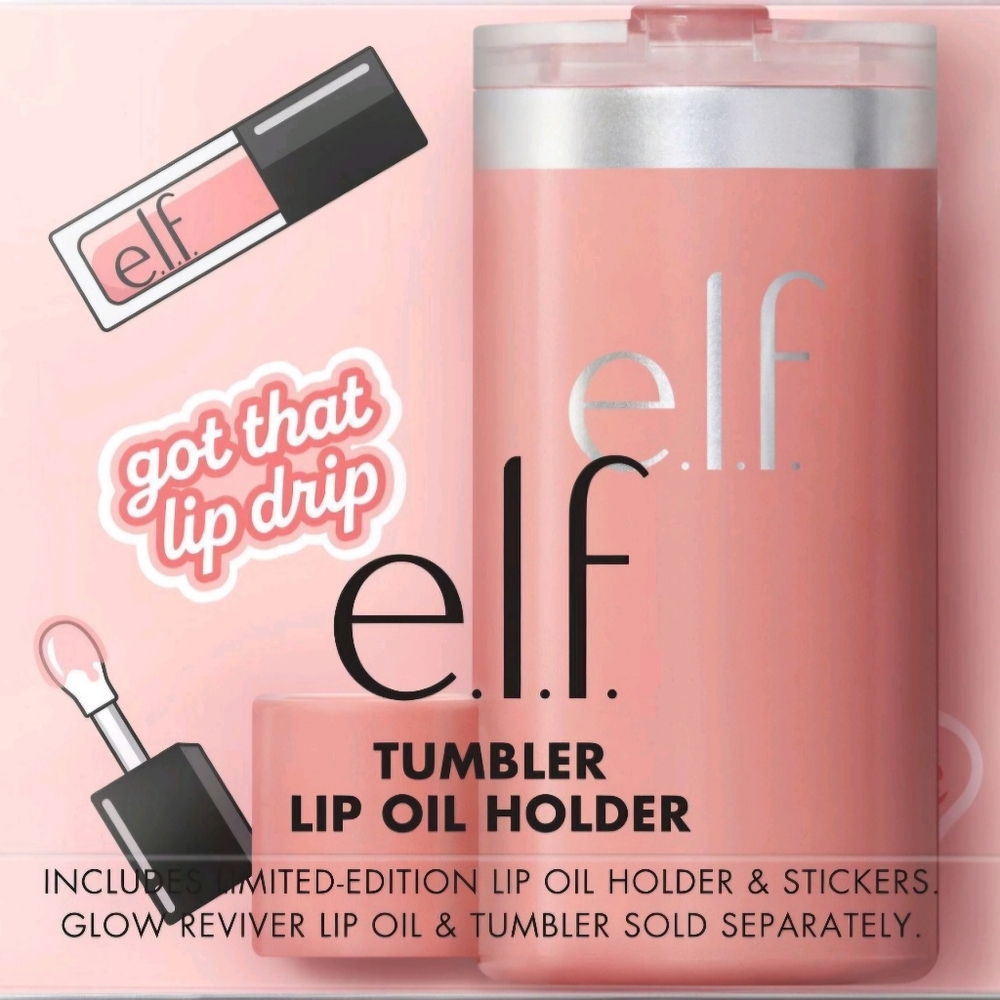Elf X Stanley Collaboration Lip Oil Holder- Coral Fixation Ships now!